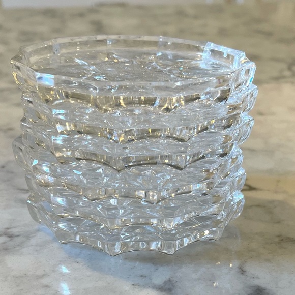 Summer__House Kitchen Vintage Crystal Starburst Coasters Poshmark